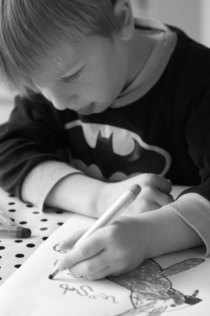 52-9 - drawing and practising writing